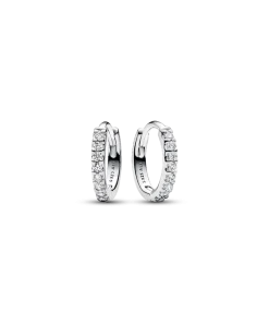 Sparkling Huggie Hoop Earrings