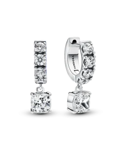 Alternative view of Bold Sparkling Tennis Bracelet and Earring Set