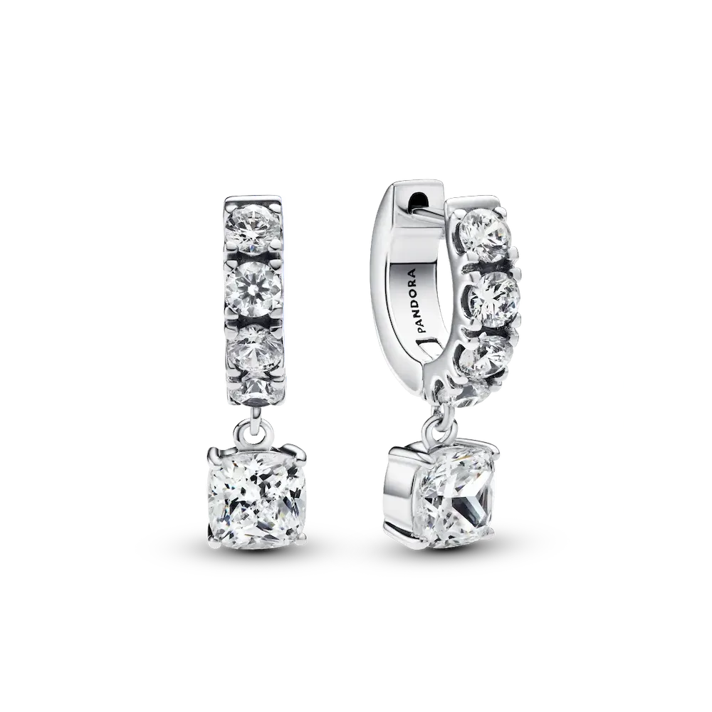 Bold Sparkling Tennis Bracelet and Earring Set - Image 2