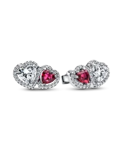 Halo Hearts Stud Earrings