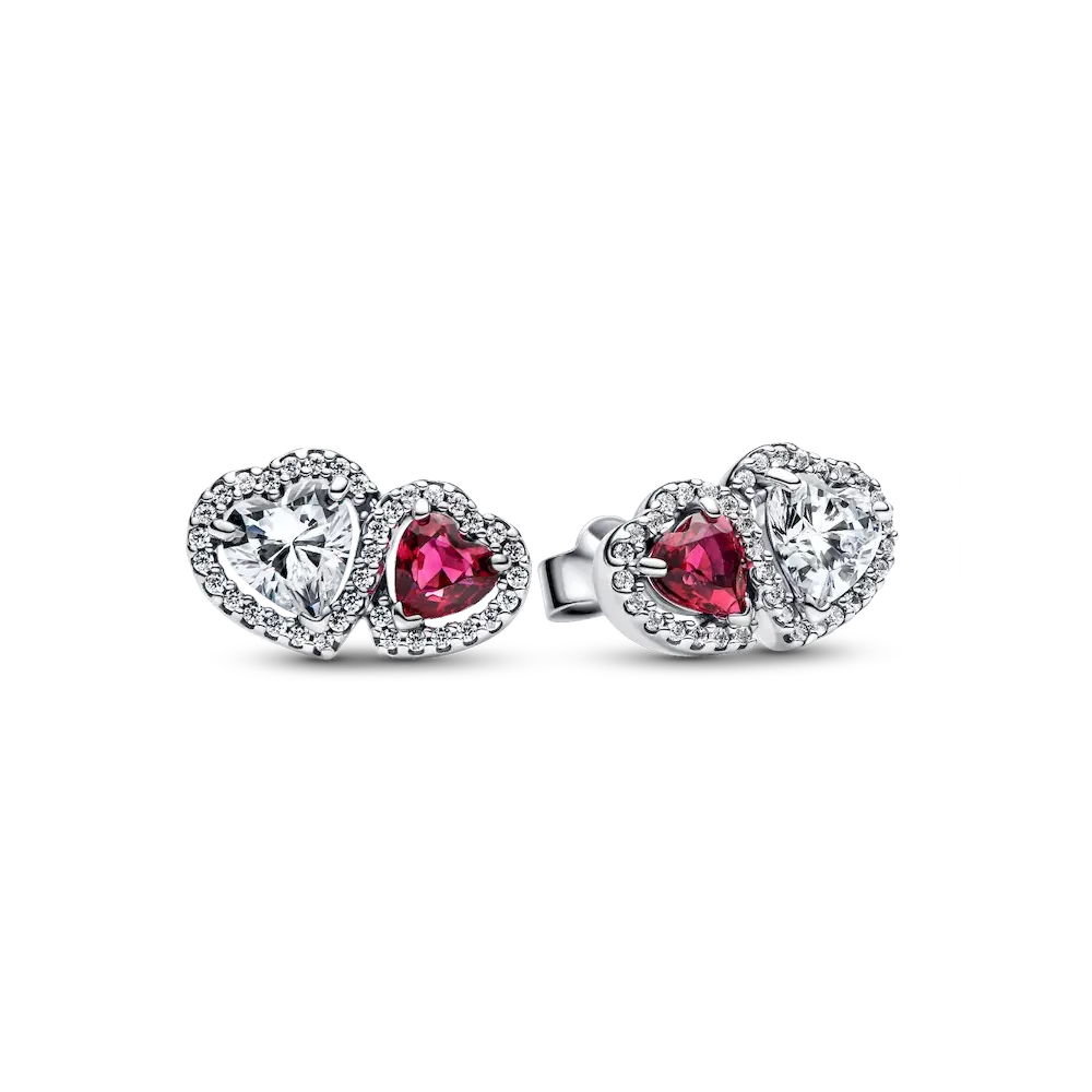 Sterling Silver Halo Hearts Gift Set - Image 3