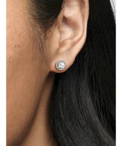 Alternative view of Round Sparkle Stud Earrings