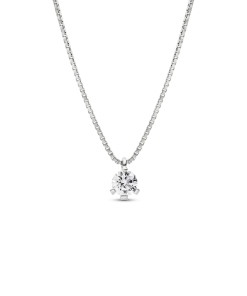 Pandora Nova 14k White Gold Lab-grown Diamond Pendant Necklace