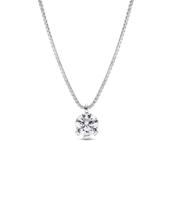 Pandora Nova 14k White Gold Lab-grown Diamond Pendant Necklace