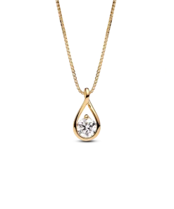 Pandora Infinite 14k Gold Lab-grown Diamond Pendant Necklace