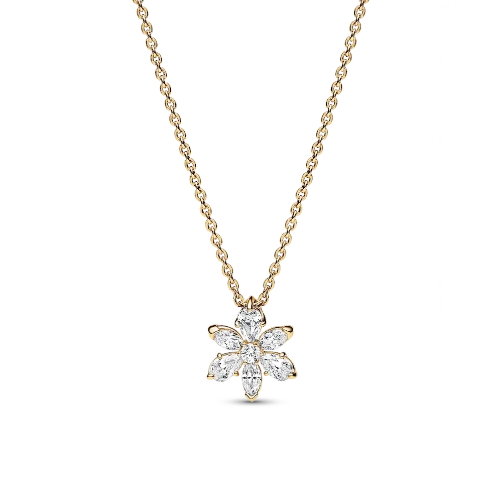 Sparkling Herbarium Cluster Pendant Necklace