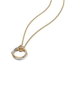 Alternative view of Entwined together necklace set