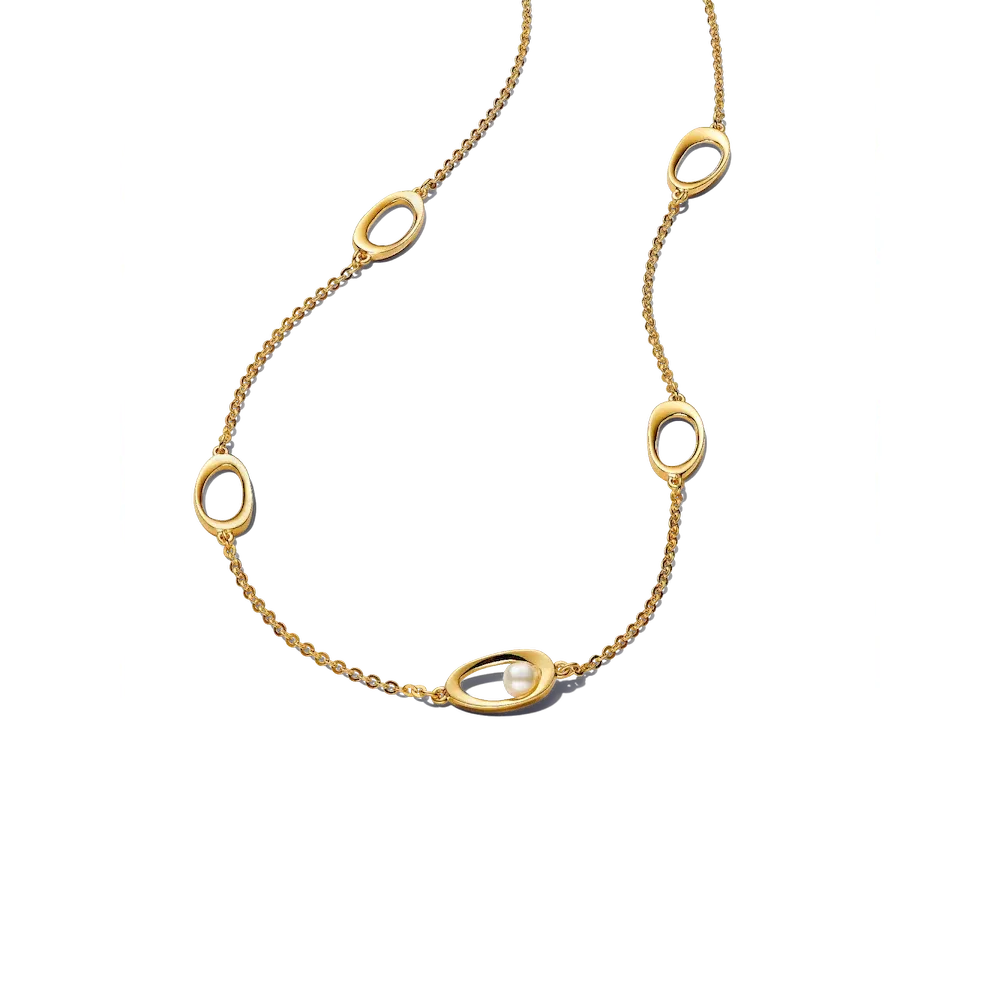 Simple Pearl jewelry set - Image 2