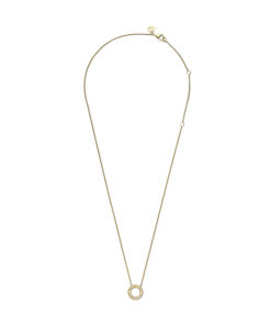 Alternative view of Pandora Logo Pavé Circle Collier Necklace
