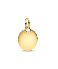 Engravable Round Tag Dangle Charm