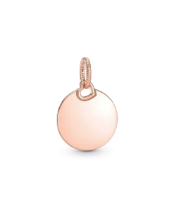 Engravable Round Tag Pendant