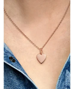 Alternative view of Engravable Heart Tag Pendant