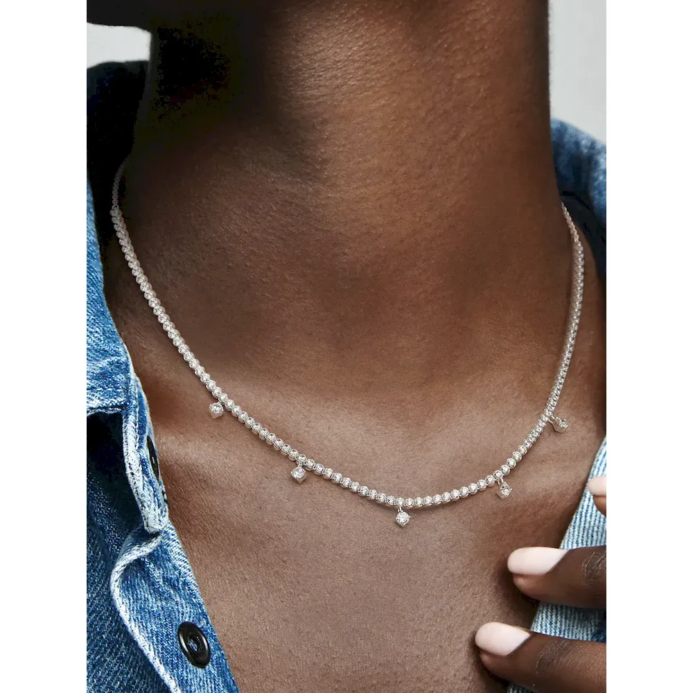 Sparkling Drop Collier Necklace - Image 3