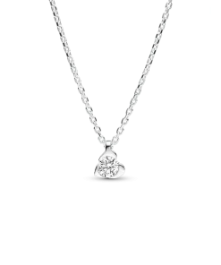 Pandora Talisman Sterling Silver Lab-grown Diamond Heart Pendant Necklace