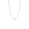 Treated Freshwater Cultured Pearl Station Chain Necklace