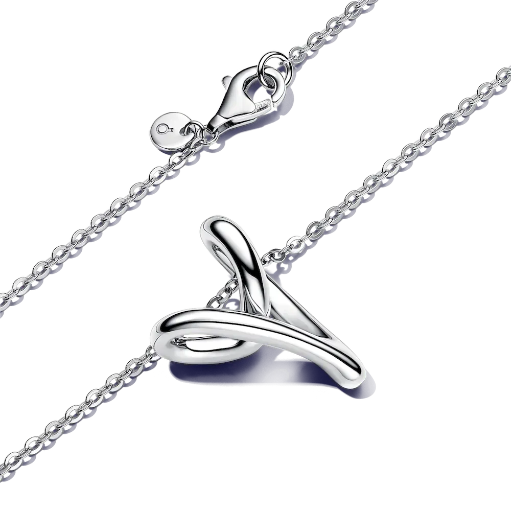 Organically Shaped Heart Pendant Necklace - Image 5