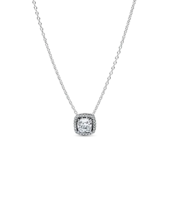 Halo Pendant Collier Necklace