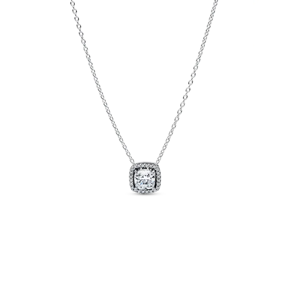 Halo Pendant Collier Necklace