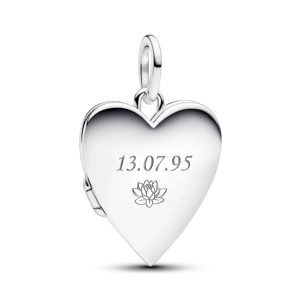 Engravable Openable Heart Locket Necklace - Image 7