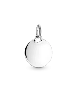 Engravable Round Tag Pendant