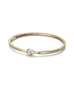 Pandora Infinite 14k Gold Lab-grown Diamond Bangle