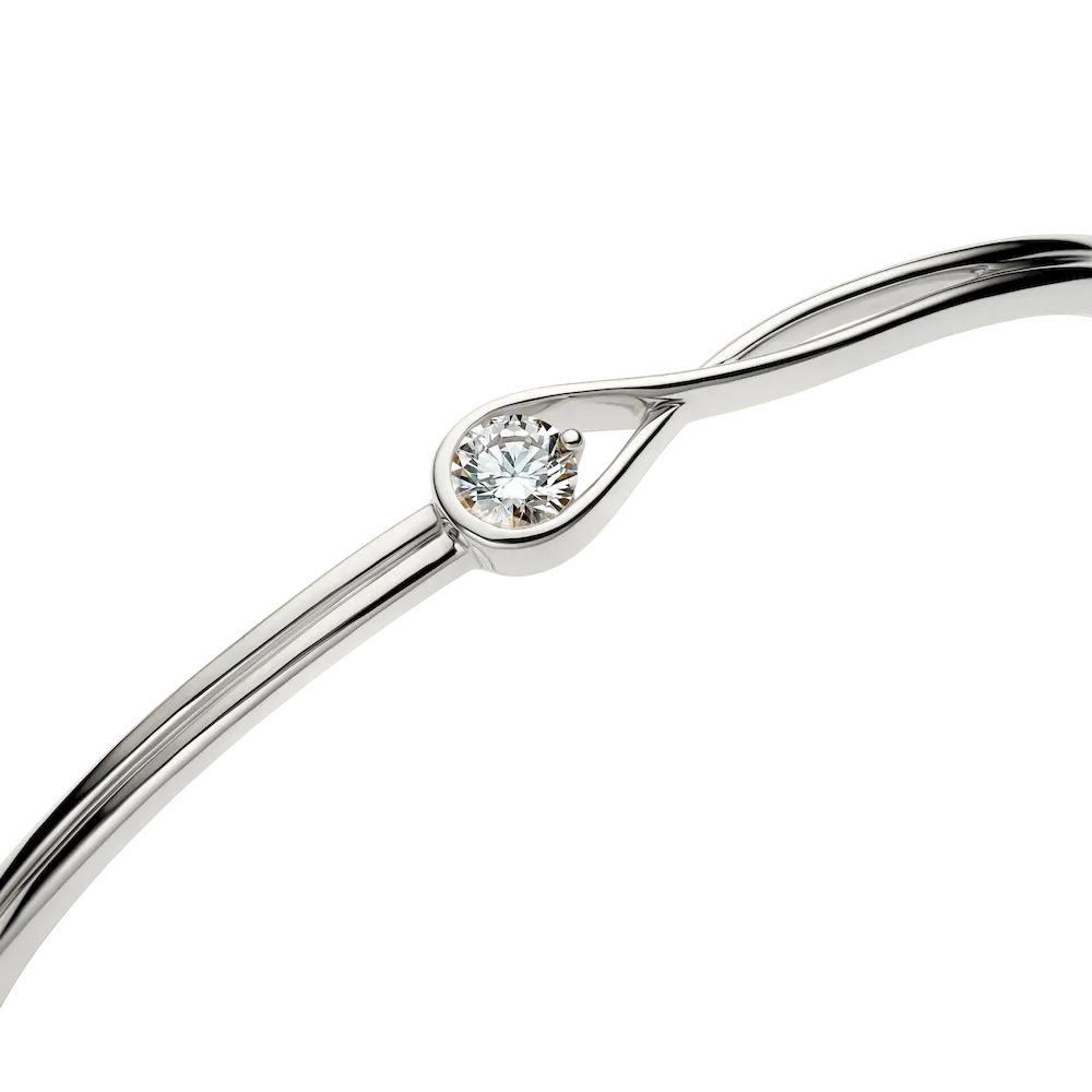 Pandora Infinite 14k White Gold Lab-grown Diamond Bangle - Image 3