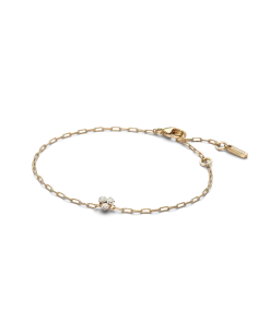 Pandora Era Bezel Lab-Grown Diamond Cluster Paperclip Chain Bracelet