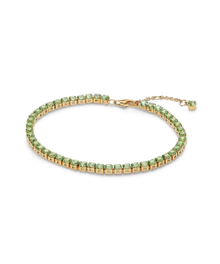 Sparkling Green Tennis Bracelet