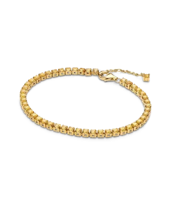 Sparkling Yellow Tennis Bracelet