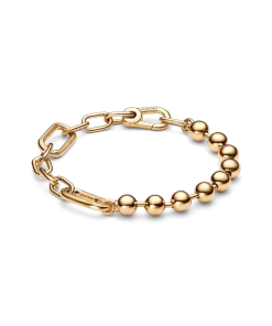 Pandora ME Metal Bead & Link Chain Bracelet