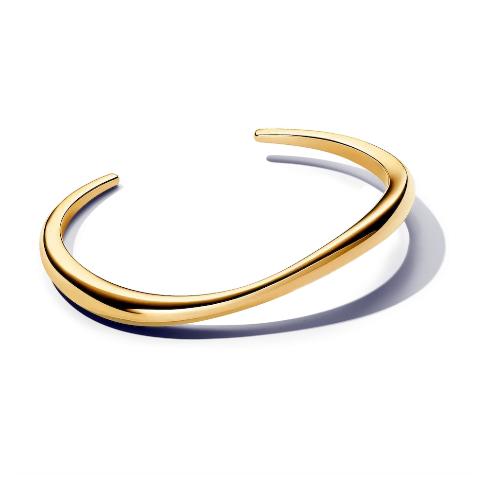 Organically Shaped Open Bangle - Image 7