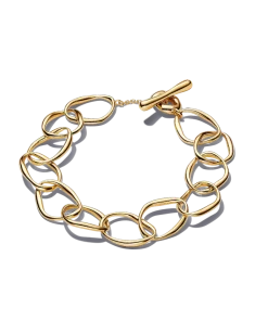 Organically Shaped Link Bracelet