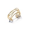 Organically Shaped Wired Open Bangle