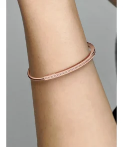 Alternative view of Pandora Signature I-D Pavé Bangle