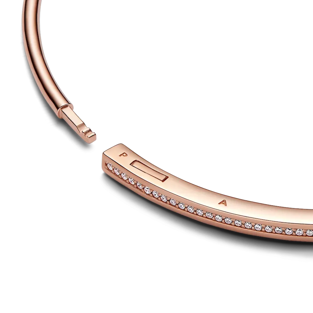 Pandora Signature I-D Pavé Bangle - Image 4