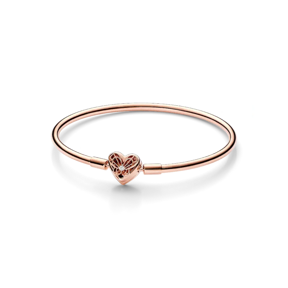 FINAL SALE - Pandora Moments Heart & Butterfly Bangle