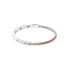 Pandora Signature Two-tone I-D Pavé Bangle