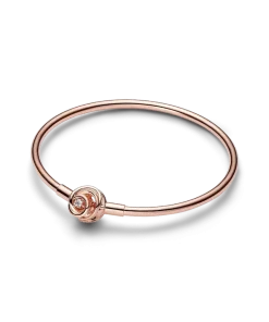 Pandora Moments Encircled Clasp Bangle