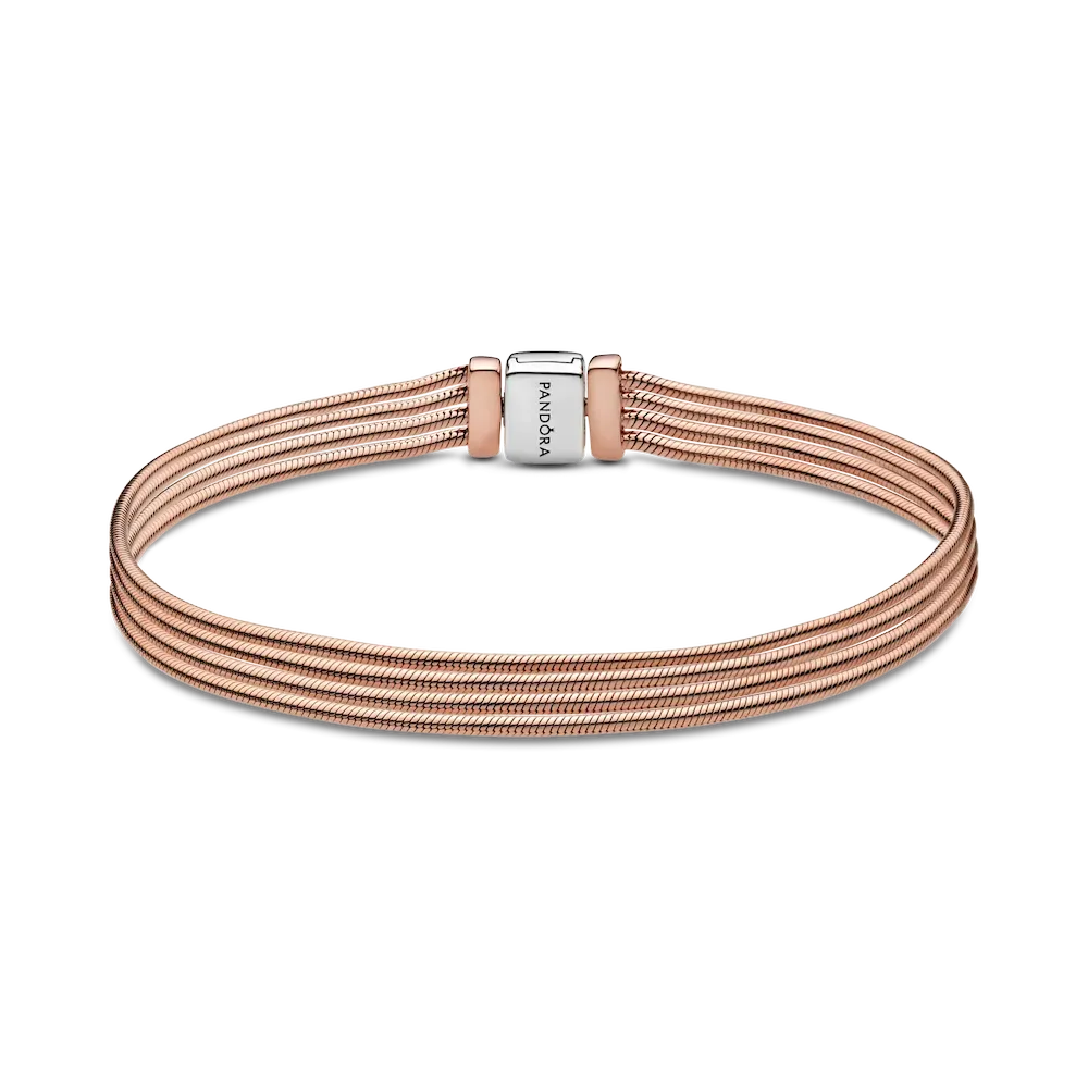 FINAL SALE - Pandora Reflexions™ Multi Snake Chain Bracelet - Image 7