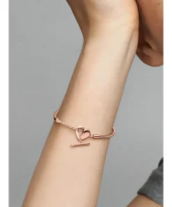 Alternative view of Pandora Moments Heart T-Bar Snake Chain Bracelet