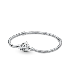 Pandora Moments Marvel The Avengers Logo Clasp Snake Chain Bracelet
