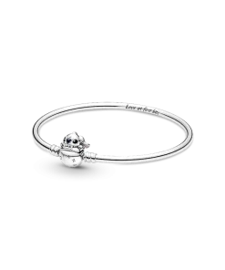 Pandora Moments Disney Stitch Biting Clasp Bangle