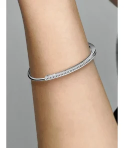 Alternative view of Pandora Signature I-D Pavé Bangle