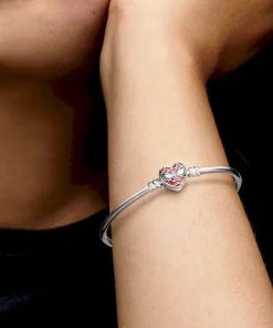 Alternative view of Pandora Moments Marvel Spider-Man Mask Clasp Bangle