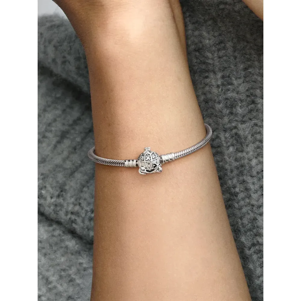 Disney Cinderella Pumpkin Coach Clasp Pandora Moments Bracelet - Image 3
