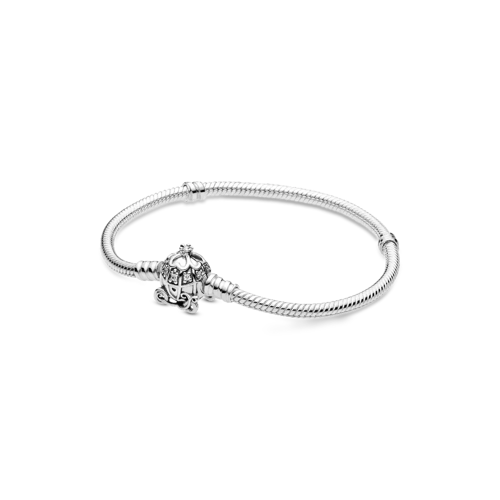 Disney Cinderella Pumpkin Coach Clasp Pandora Moments Bracelet
