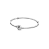 FINAL SALE - Pandora Moments Heart Infinity Clasp Snake Chain Bracelet