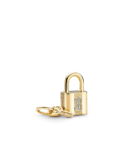 Padlock & Key Dangle Charm