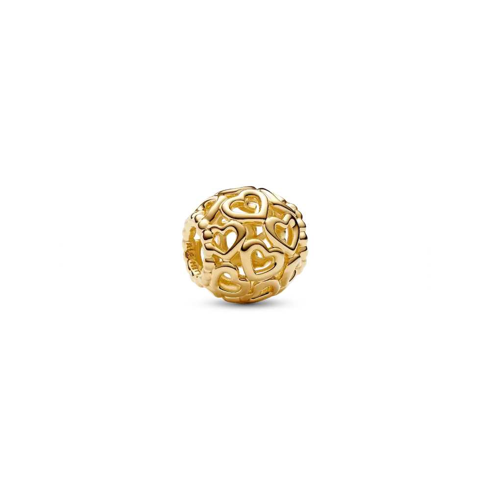 Openwork Heart Charm