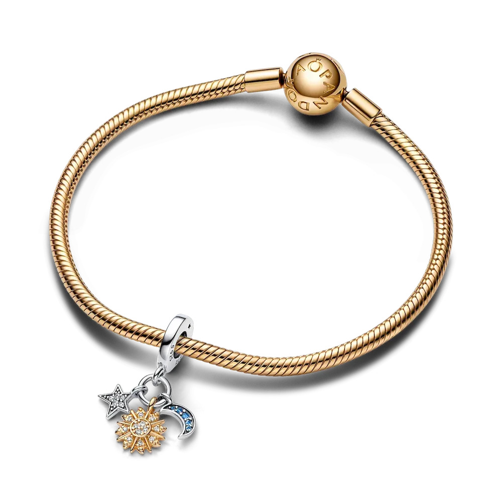 Two-tone Celestial Triple Dangle Charm - Image 4